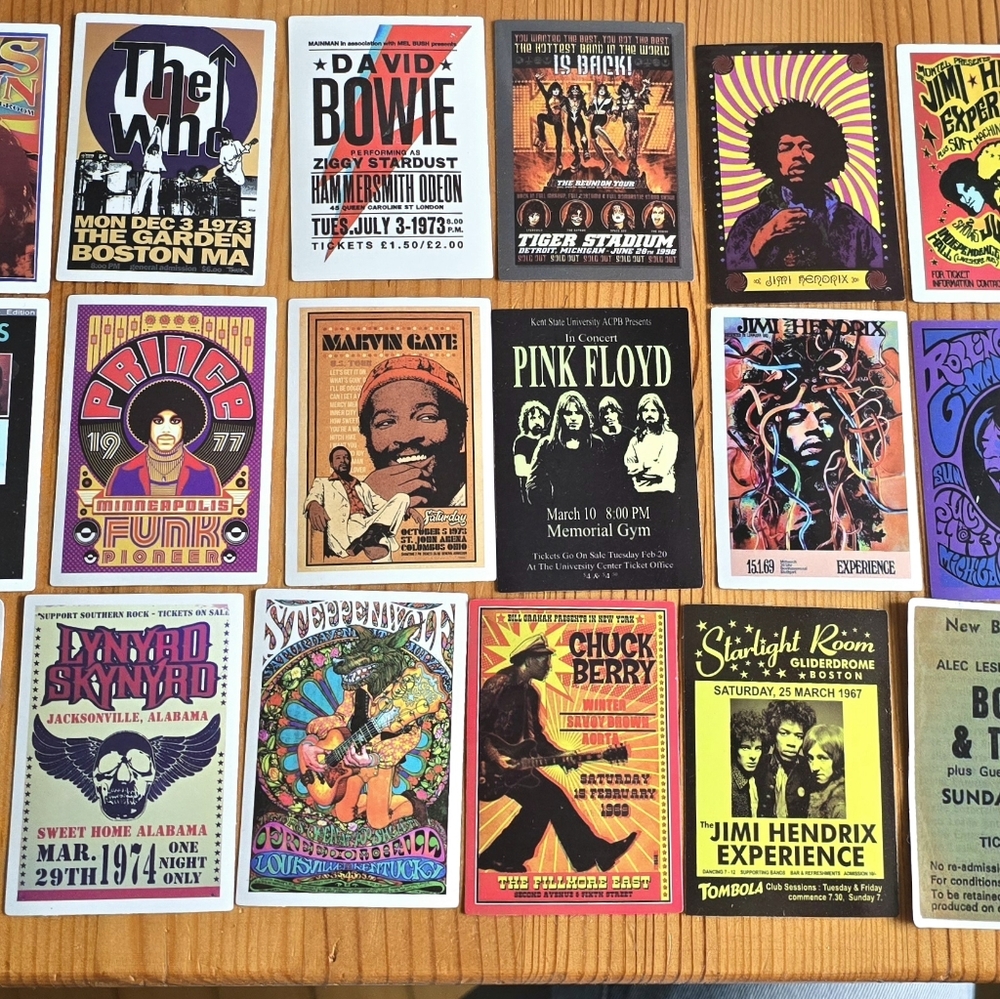 26 Classic Concert Stickers Collection - Picture 7 of 8